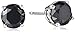 2 CT Black Diamond Stud Earrings 14k Gold