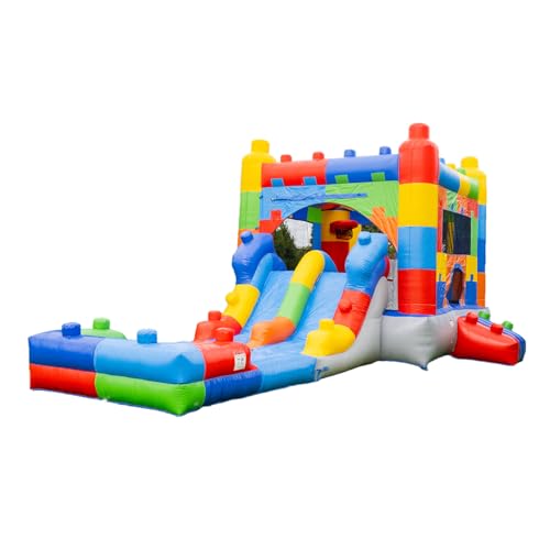 HeroKiddo Block Party Dual Lane Slide