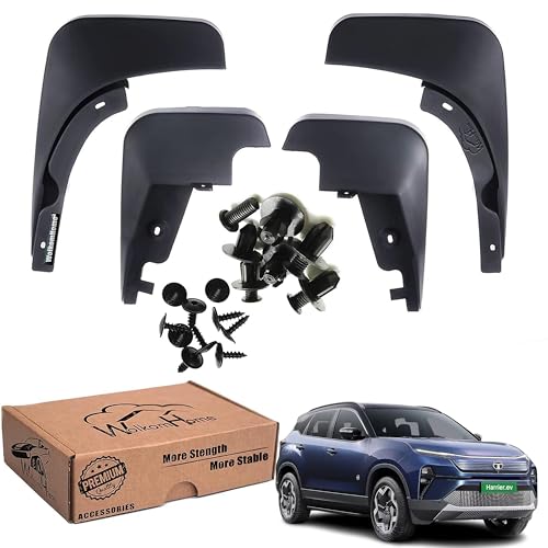 Image of WolkomHome Mud Flap Compatible with Harrier EV - Durable Splash Guards for Car Exterior Protection