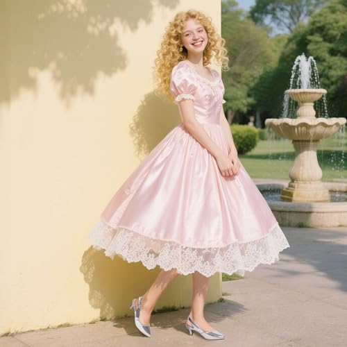 Image of PANDANINJIA Girls Dress Shoes Kitten Heels Sandals Closed Pointed Toe Slingback Flower Girl Little Big Kid Wedding Party School Pumps Shoes