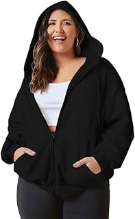 FUNKY MONKEY Plus Size Loose FIT Womens Zip UP Hoodie Sizes Till 5XL Price In India