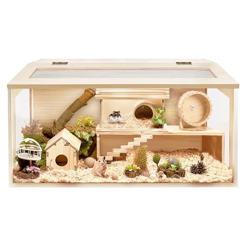 Prolee Hamster Cage with Acrylic Top, 32”L x 16”W x 16”H