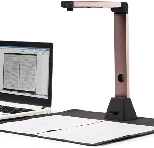 Bamboosang Document Camera X3, High Definition Portable Scanner ...
