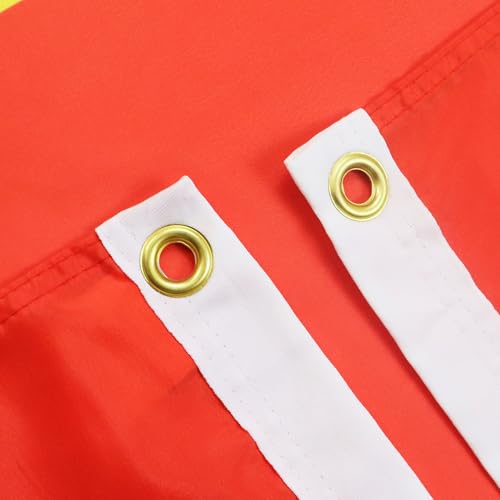 Image of AZ FLAG - Guinea Flag - 3x5 Ft - Light Polyester Guinean Banner with Two Brass Eyelets - Fade Resistant - Vivid Colors - 3' x 5' Feet - 150x90 Cm