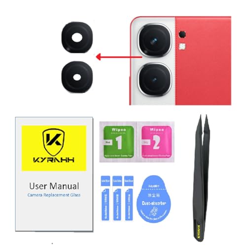 Image of Mobile Back Rear Camera Glass Lens Replacement Spare Part IQOO Phone (IQOO Neo 9 pro 5g)