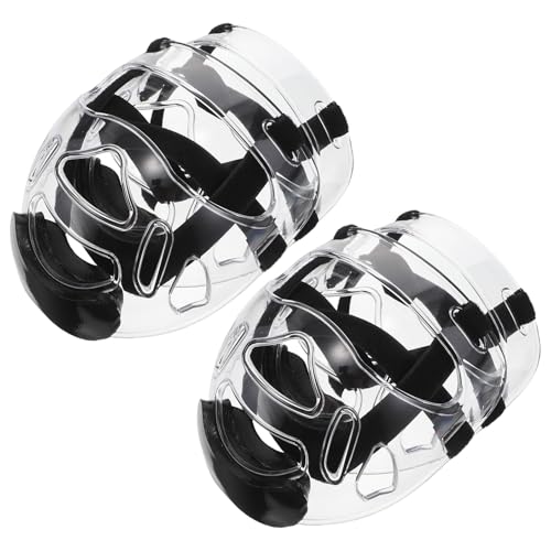 Casque de combat taekwondo léger et protection faciale amovible taille S
