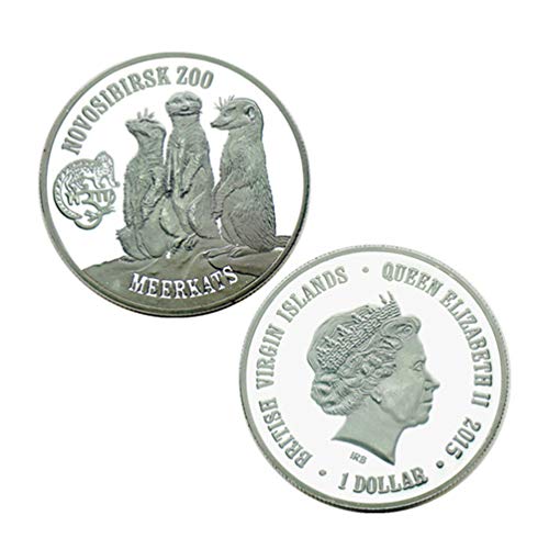 アフリカの動物ミーアキャット記念コインギフトコレクションコイン記念コレクションアニマル銀貨