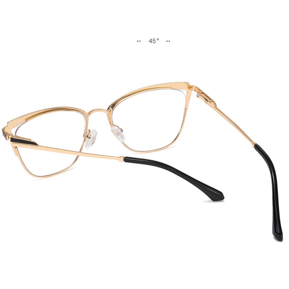 Cateye Occhiali leggeri Montatura da donna Uomo Occhiali da vista ultraleggeri Occhiali per occhiali retrò