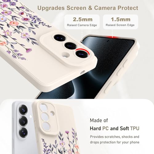 Image of Designed for Samsung Galaxy S26 Plus Case for Women, White Floral