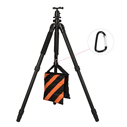 Supon 4 Packs Heavy Duty Sandbag, Photography Weights Saddlebag Sand Bag For Photo Video Studio Stand, Light Stand, Backyard Outdoor Patio Sports, Boom Arms Tripods With 8 Packs Spring Clamps #TOP7