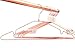 Produktbild Premium Qualität - platz-sparende Kleiderbügel Kupfer/Rose-Gold, glänzend, 10er-Set, für Garderobe, Kleiderschrank und Showroom. Für Hemden, Blusen, Wäsche. ORIGINAL Buy Emotions (Drehbarer Haken)