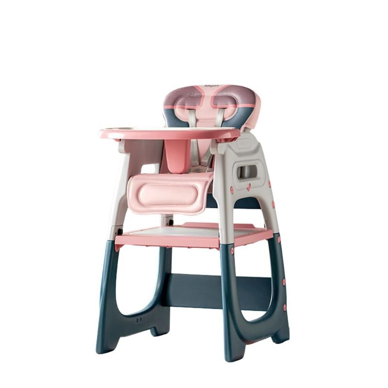 Babycare2-In-1 High Chair: Versatile, Safe, And Durable Dining Solution 68X54.5X32CM Pink