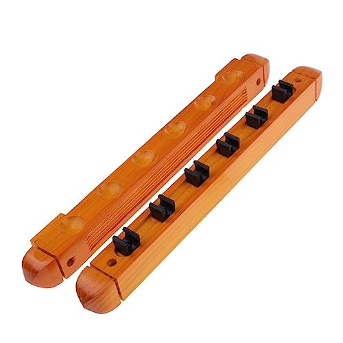 Porte-queue de billard mural pour 6 cannes de snooker compact - 8