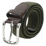 ベルト 35mm 110cm ゴム メッシュ ニッケルフリーバックル 調節可能 0111214