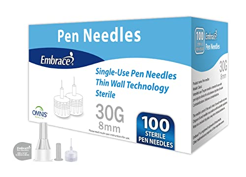 Embrace Insulin Pen Needles (30G 8mm)