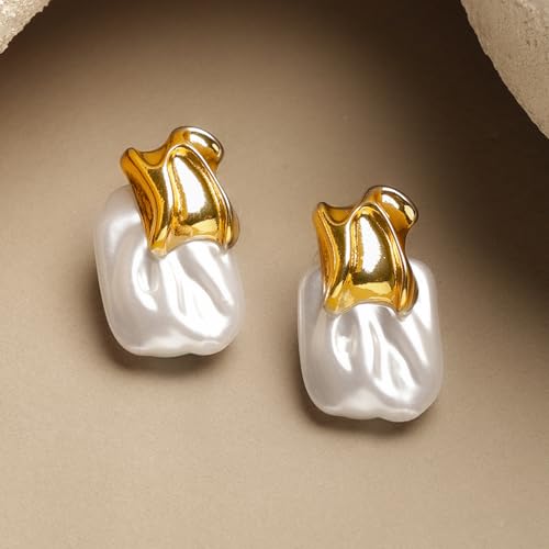 Image of Rubans Earrings Unique Design & Shapes Stylish Trendy Jewellery Gift for Women & Girls