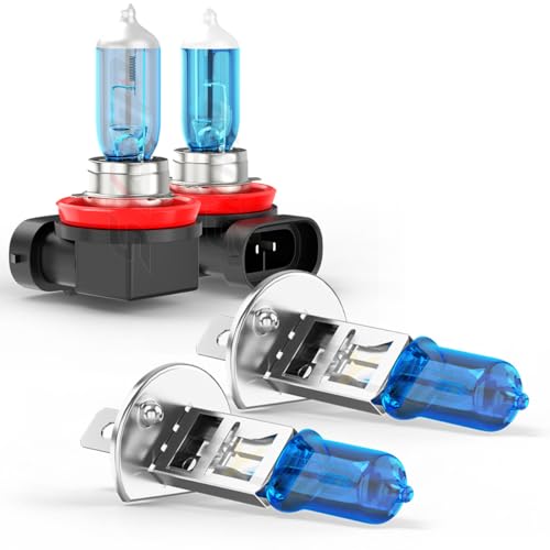 Bombillas Halógenas H1 y H11 para Ford Focus Pack 4 miniatura 1