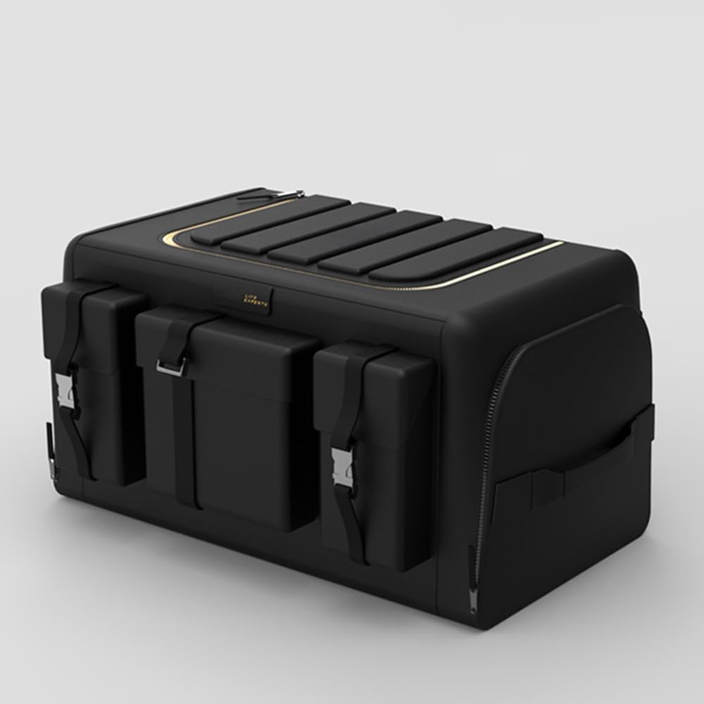 Organizador Maletero Coche para Renault Safrane Sandero/Scenic Grand Scenic/Symbol, Oxford Plegable y Duradera Maletero Organizador, Bolsas para Maletero de Coche Caja Maletero Coche con Tapa