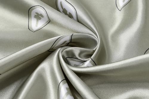 Image of 35 inch Men's Silk Cowboy Scarf - Oversized Western Bandana Neckwear, Large Square Scarf with Gift Packaging