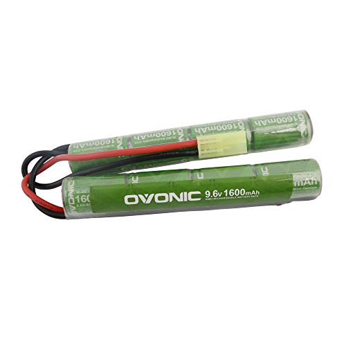Ovonic 9.6V 1600mAh NiMH Flat Battery Packs for Airsoft Gun