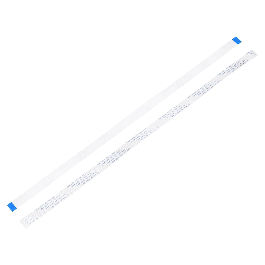 sourcing map FFC FPC Flat Flexible Cable, 28 Pins 0.5mm Pitch 500mm Long (A Type) for LCD 3D Printer Camera DVD TV Laptop Audio Pack of 20