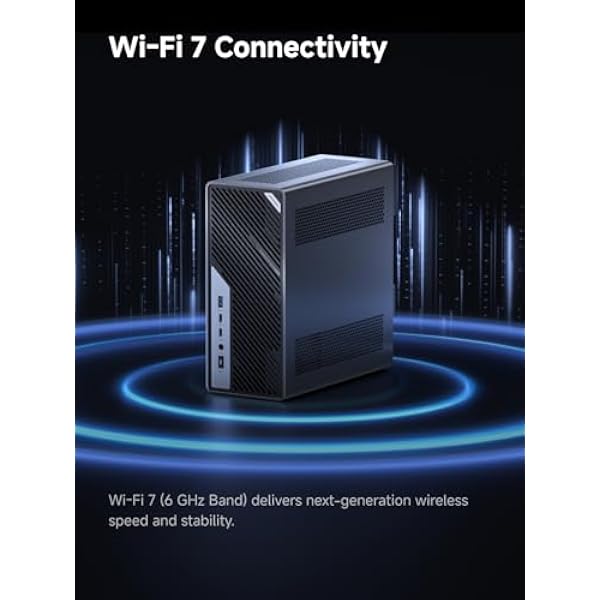MINISFORUM MS-02 Ultra Mini PC Intel Core Ultra 9 285HX 24C 24T до 5.5 ГГц PCIe 5.0 x16 4xDDR5 ECC 4xM.2 USB 4.0 v2 Dual 25 GbE 10 GbE 2.5 GbE vPro Wi-Fi 7 без RAM SSD