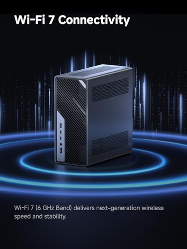 MINIS FORUM MS-02 Ultra Workstation Mini PC, Intel Core Ultra 9 285HX (24C/24T, up to 5.5GHz),PCIe 5.0 x16, 4× DDR5(ECC), 4× M.2, USB4 v2, Dual 25GbE+10GbE+2.5GbE(vPro), Wi-Fi 7,Barebone ohne RAM/SSD