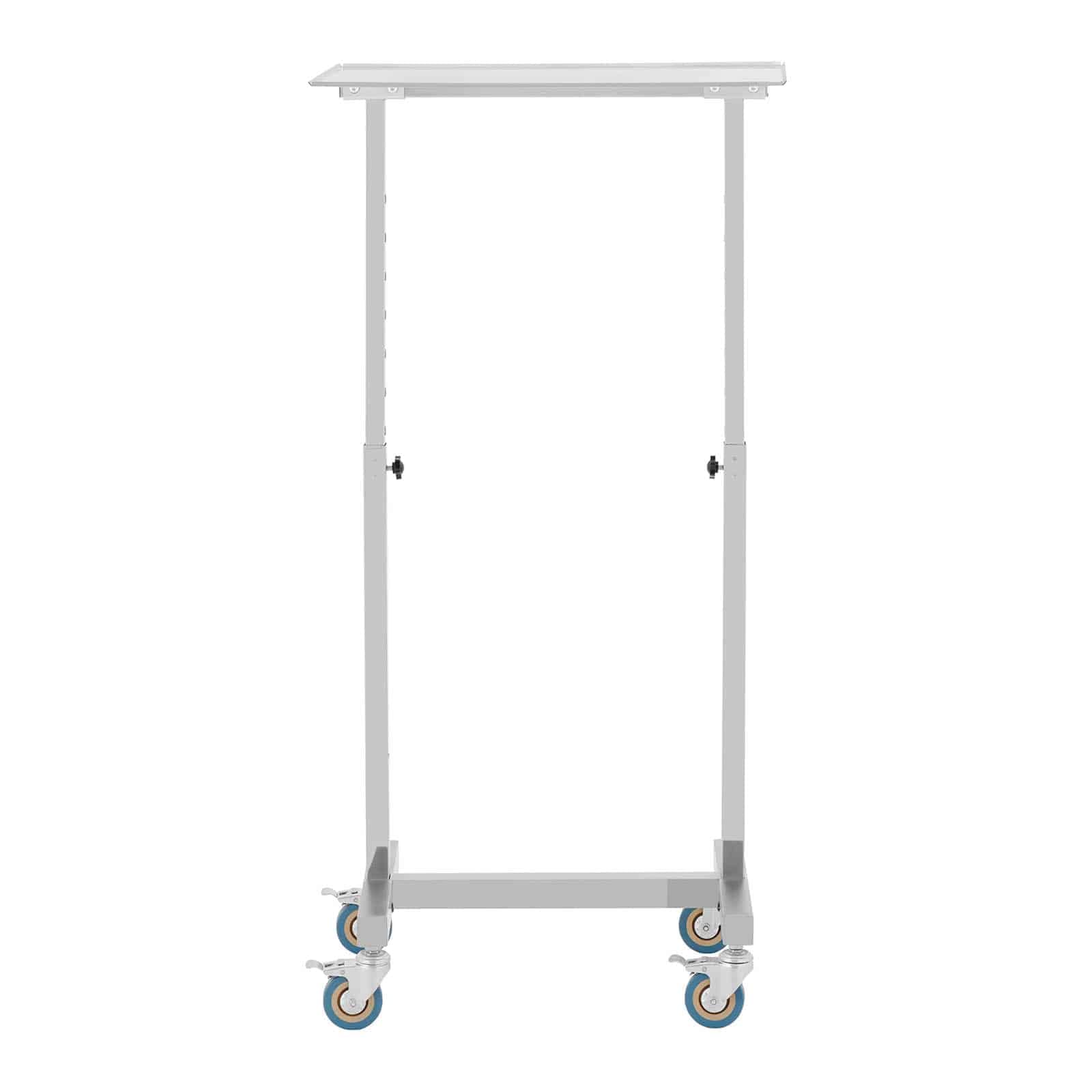 Steinberg Systems SBS-LF-151 Instrumententisch mobil 600 x 400 mm höhenverstellbar 2 3 Instrumentenwagen Instrumententisch höhenverstellbar Instrumententisch Edelstahl
