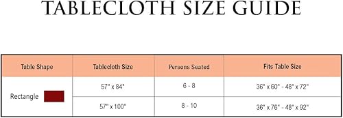 Miniatura 5 de Simhomsen Mantel bordado de otoño con diseño de calabazas para Acción de Gracias (rectángulo de 57 x 84 pulgadas)