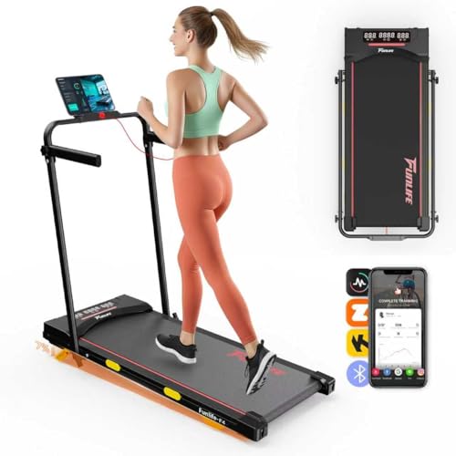 FunLife F4 opklapbaar loopband 4-in-1 met 7% helling rood