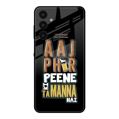Image of SmashItUp Daaru | Quote | Alcohol Designer Printed TPU Metal Case Mobile Back Cover for Samsung A15 5G