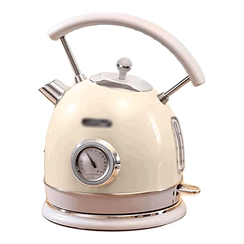 Hervidor eléctrico con termómetro 1.8L beige