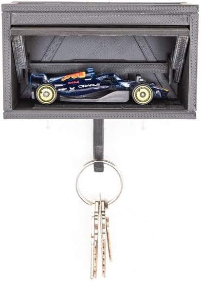 Plastic Die-Cast Cars Wall-Mounted Key Holder (Black) | Stylish Mini ...