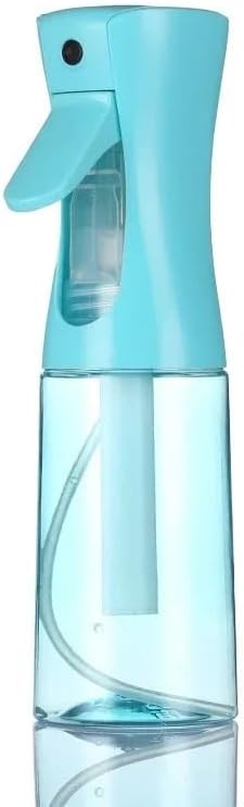 200ml (6.8 ounces) Refillable Continuous Spray Bottle mister, Hair Spray Bottle, Plant Mist Spray Bottle, Alcohol Spray, Cosmetic Spray Bottle for Salons, Barbar Shops, Gardens, and Home (Blue)