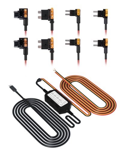 Avylet 13.1ft Type-C Dash Cam Hardwire Kit with Low Voltage
