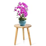 Plant Stand - wood stool for Plant Small Plant Stand - Plant Table Mid Century Plant Stand and Tall