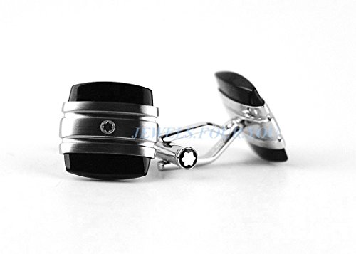 Montblanc クラシック ツートーン フリーサイズ カフスボタン 106624, ステンレス鋼, 適用なし