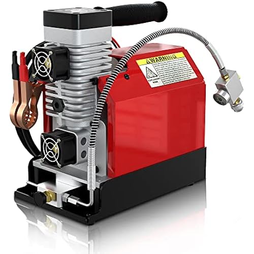GX PUMP GX-E-CS2 Portable PCP Air Compressor, 4500Psi/30Mpa, Quick-Fill