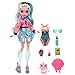 Monster High Doll, Lagoona Blue with Colorful Streaked Hair in Signature Look with Fashion Accessories & Pet Piranha Neptuna