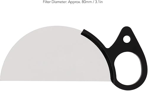 Miniatura 8 de Filtro de caleidoscopio sutil de mano de 3.150 in, Filtro de efectos especiales para, Prisma de vidrio óptico, Dioptría de mano de cierre de efectos