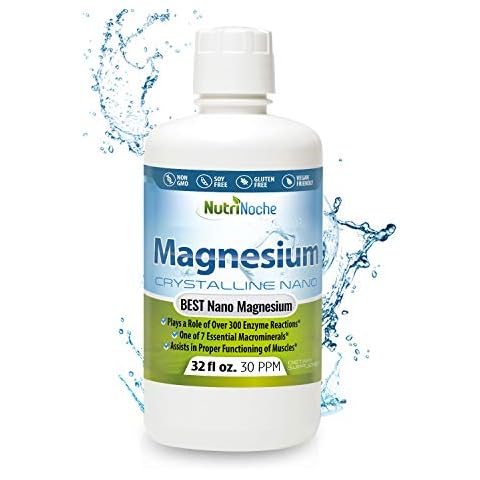 NutriNoche Liquid Magnesium- Concentrated Dose of 30 PPM of Nano Magnesium (32 Ounces) - Colloidal Minerals Cover
