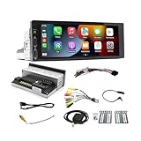 KIXZSAZ Estéreo para Coche con Pantalla táctil de 86 Pulgadas, Android Auto 2G32G, Android, Pantalla táctil estéreo de un DIN para Coche 6,86 incorporada
