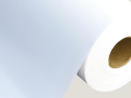 Professional Glossy Eco-Solvent Polyester 36 Inch Wide - 300Gsm Canvas Roll White For Wide Format Inkjet Printer, Polyester Paper Roll Format Epson Canon Hp Plotter #TOP1
