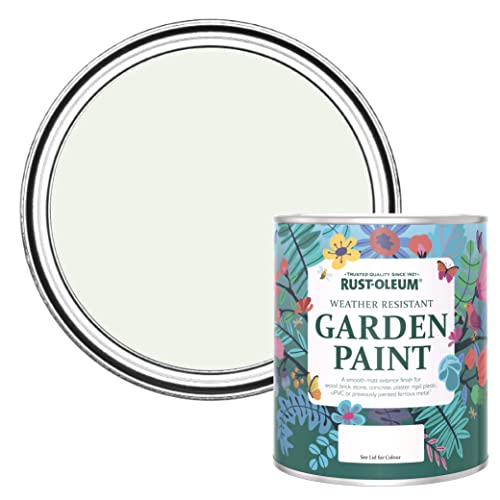Rust-Oleum Off White Mould Resistant Garden Paint in Matt Finish - Steamed Milk 750ml