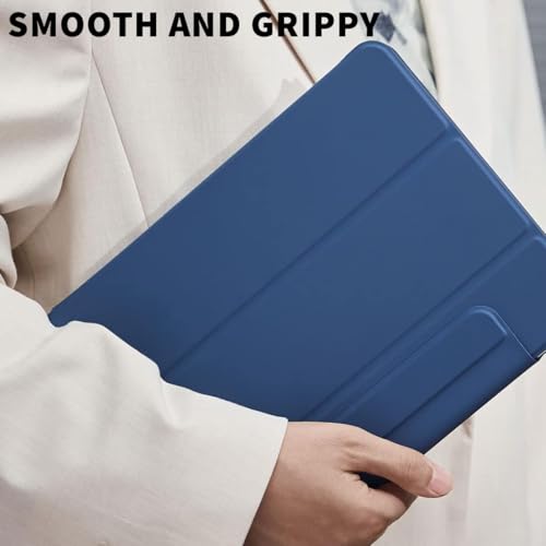 Image of LIRAMARK Case for Apple iPad Pro 11 inch 2022 /2021 /2020 4th /3rd Generation, Powerful Magnetic Case, Slim Trifold Stand, Supports Pencil Pro and Pencil (USB-C), Rebound Series - Blue