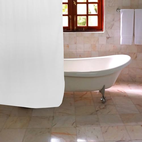 Cortinas transparentes de 2 piezas de poliéster para luz natural en salón 6