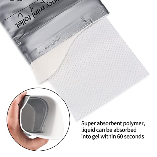 Tooinkcv 10 Pcs Emergency Portable Urine Bags, Travel Pee Bags, Unisex Urine Bags, Camping Urinals Vomit Toilet Bags For Travel Traffic Jam Men Women Kids Patient Pregnant Urinal Emergency Bag #TOP2