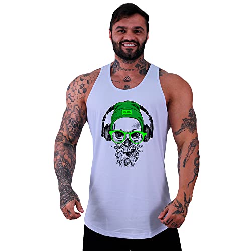 Kit 5 Regatas Longline Masculina MXD Conceito Academia Musculação Treino Gym Cavada Tank (G, Opção 1