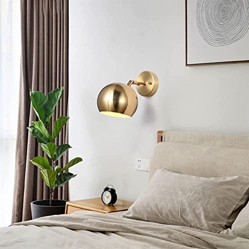 Aplique de pared de cobre WQHPLMD para decorar salones oscuros 5