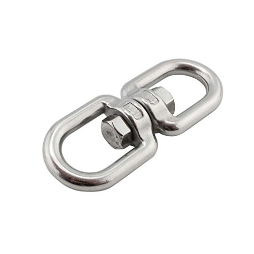 Alasida Hanging Basket Spinners Hook 304 Stainless Steel Swivel Hooks For Hanging Plants Pot Wind Chimes Bird Feeder, 4 Pack #TOP3